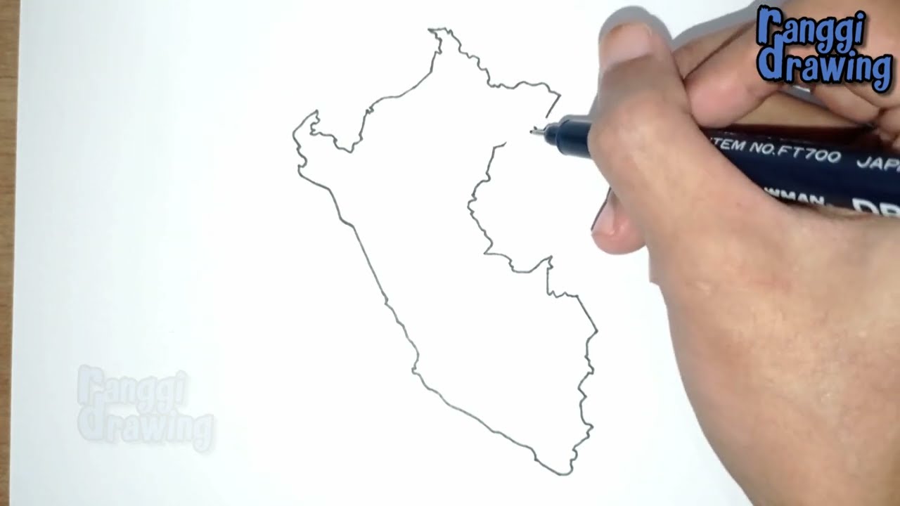 How to Draw Map of Peru