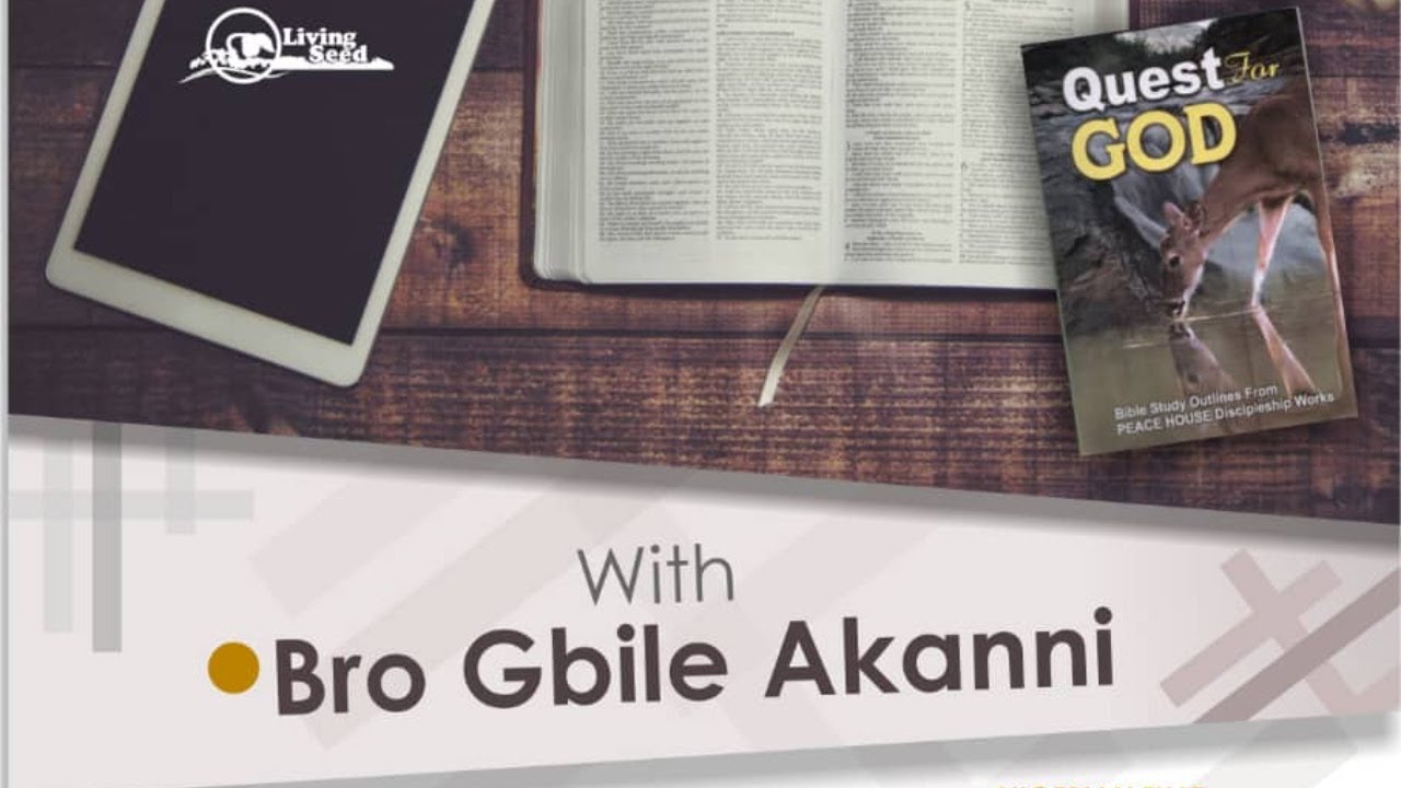 Bible Study With Brother Gbile Akanni