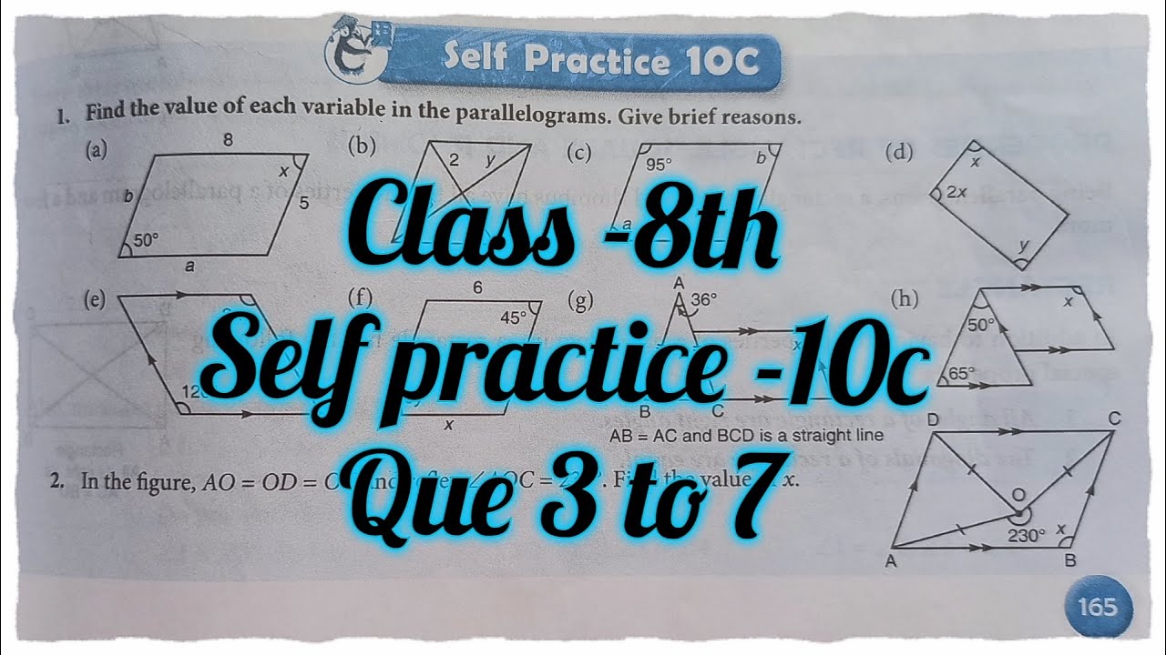 new learning composite mathematics class 8 self practice 10c | schand maths solutions chapter 8ex10c