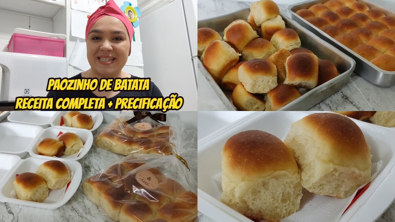 PÃO DE BATATA SUPER FOFINHO PARA VENDER | SABRINA SANTOS
