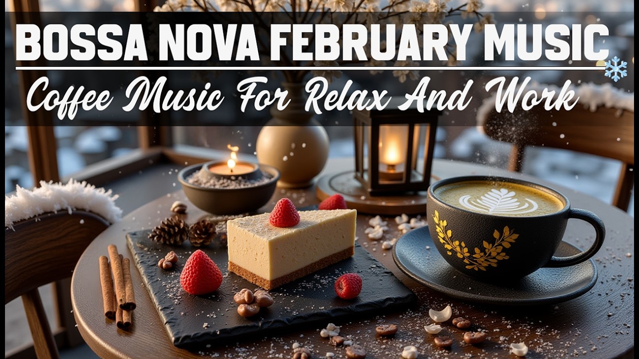 Cozy February Coffee Jazz ☕ Smooth Bossa Nova for Focus & Productivity And Work