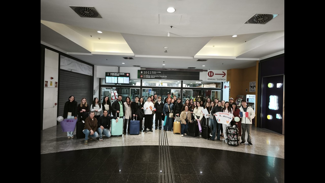 Recepción de alumnado Erasmus francés del centro Sainte Anne d' Auray