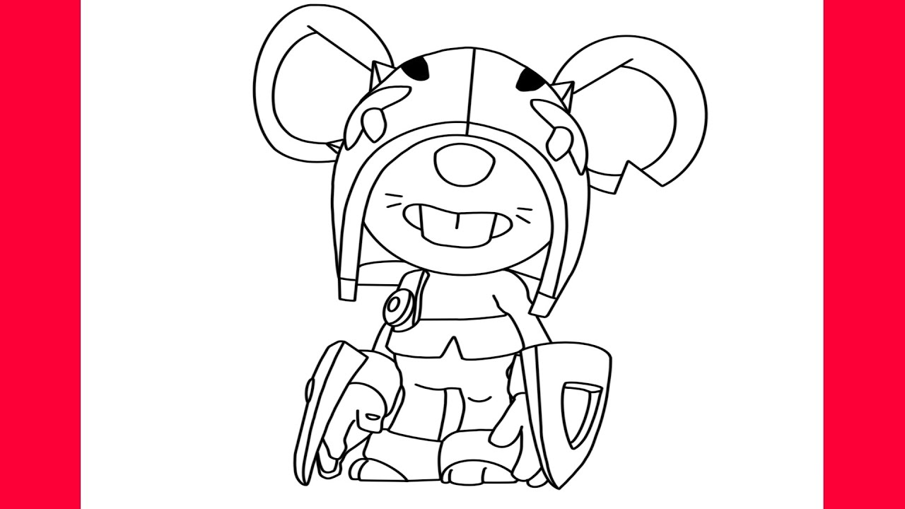 COMO DESENHAR MOE DO BRAWL STARS