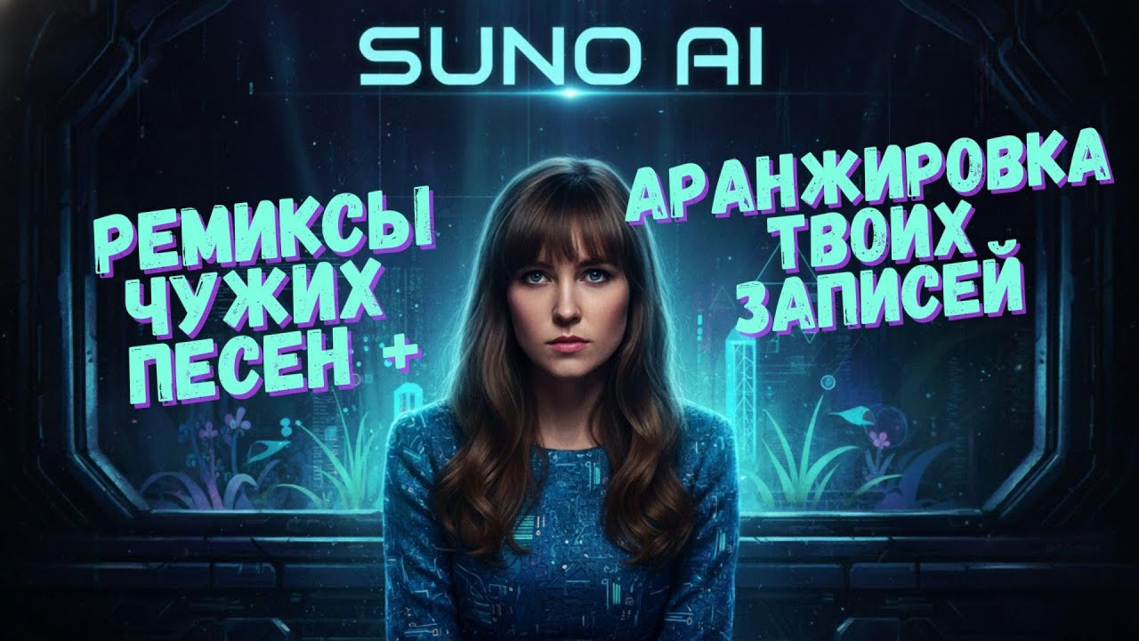 ВОЗМОЖНОСТИ SUNO! Ремиксы чужих песен + аранжировка ТВОИХ записей
