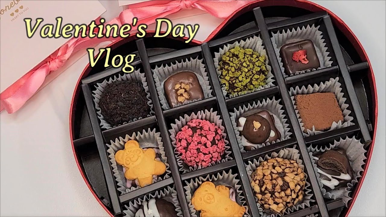 🍫 발렌타인 데이 초콜릿 만들기ㅣ다이소 재료로 간단하고 쉽게 귀여운 초콜릿 만들기 l 파베초콜릿 l 초코볼 만들기