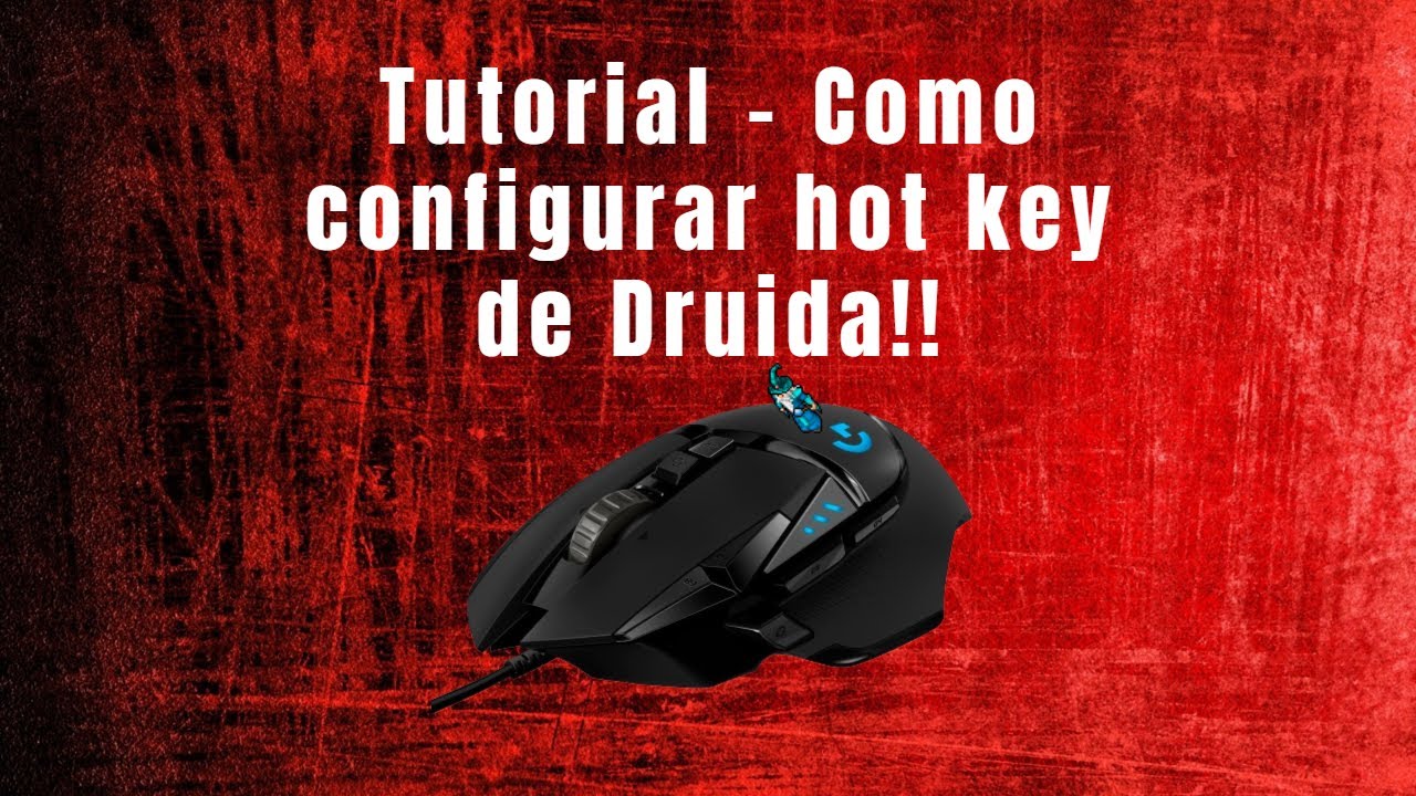 Tibia Tutorial - Como configurar hotkey de ED no mouse Logitech G502 e teclado! Fácil acesso a tudo!