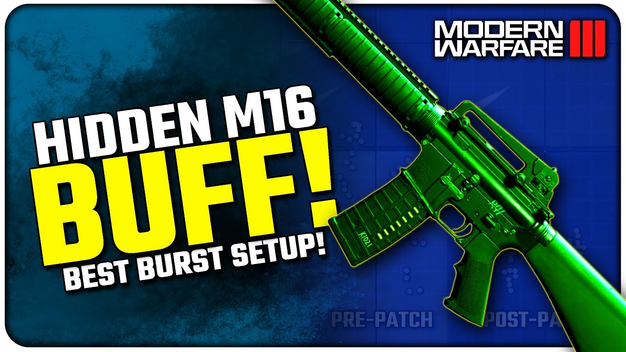 The M16 is Now the BEST Burst Assault Rifle in Modern Warfare III! | (Hidden Buff & Best Setup)