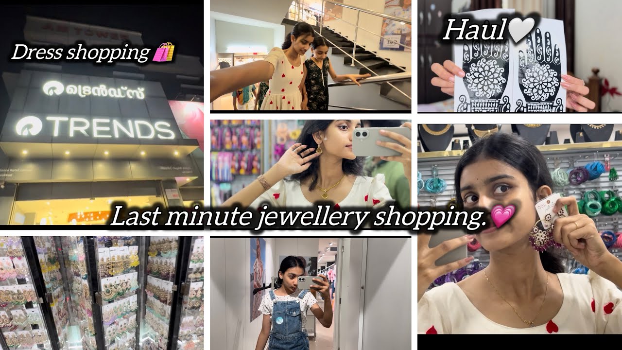 Jewellery shopping kazhinju..🤍🫶🏻🧿 #shopping #youtube #youtuber #minivlog 