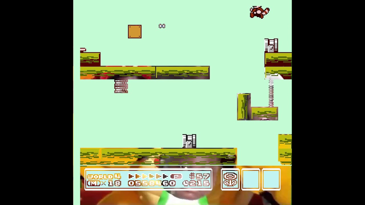 Mario 3 but I color keyed black