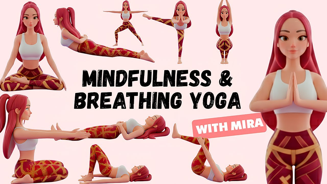 Mindful Yoga with Mira | KPop Demon Hunters | Calm Yoga for Kids | Compilation