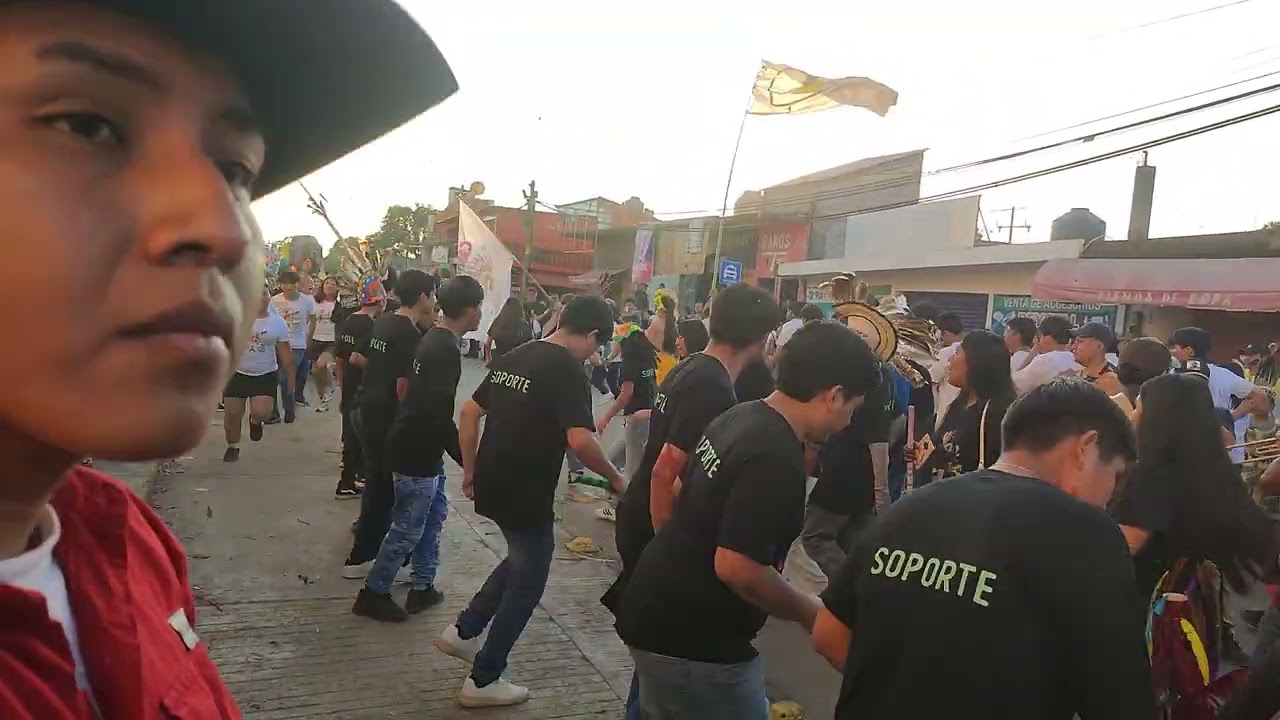 Cecyteh en el desfile de carnaval 2026 en Huautla, Hgo. Pt 5.