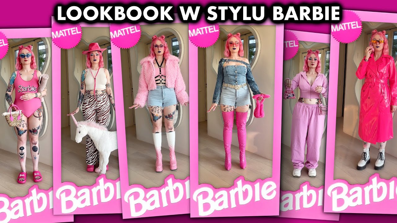 Mierzę 9 stylizacji na lalki Barbie