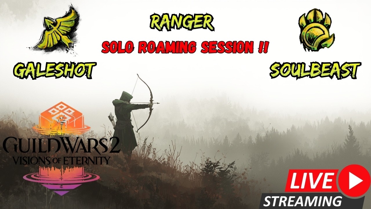 GW2 WvW Ranger Solo Roaming !! Soulbeast-Galeshot [ High APM Builds ]