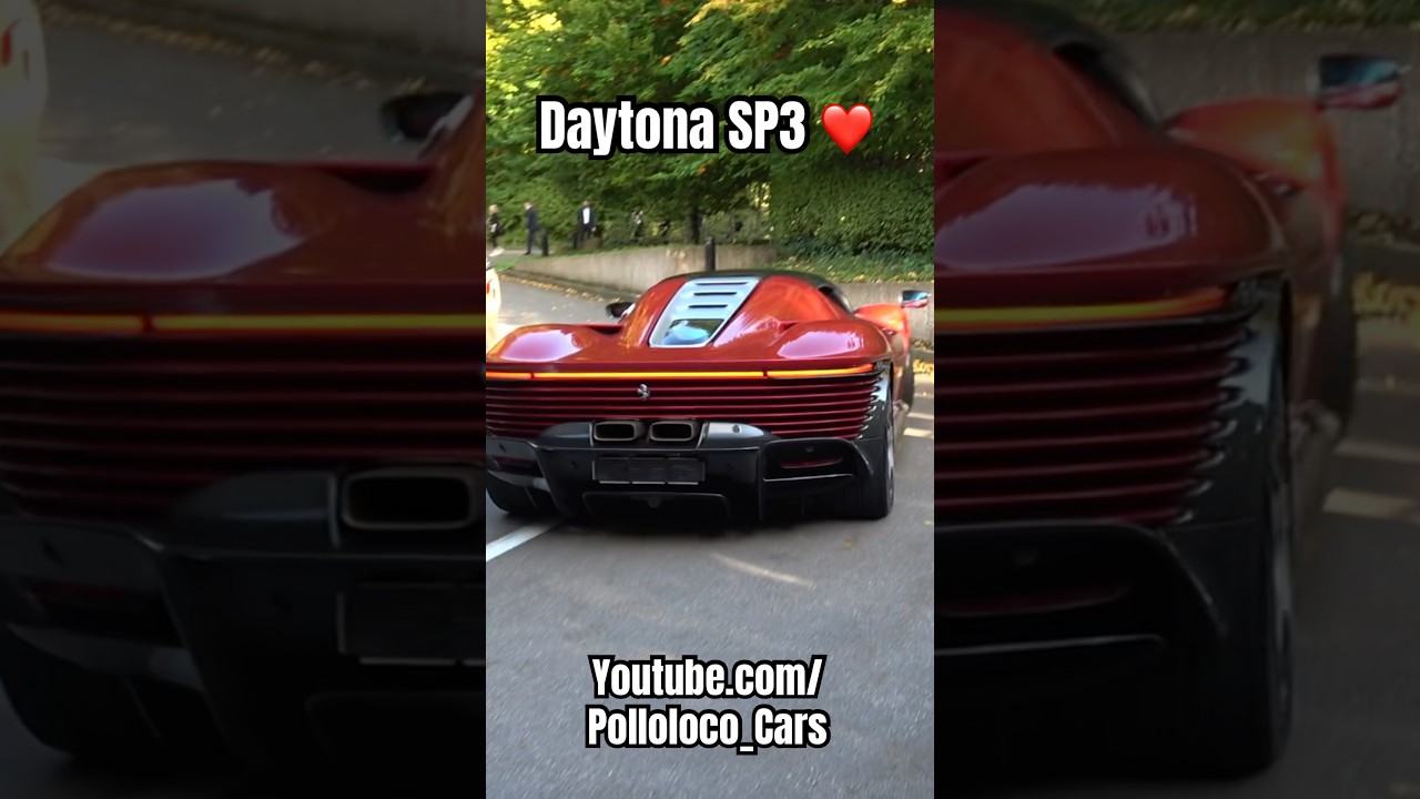Rosso Deborah - only 3 cars in this colour and only this SP3 wearing said paint code! #automobile