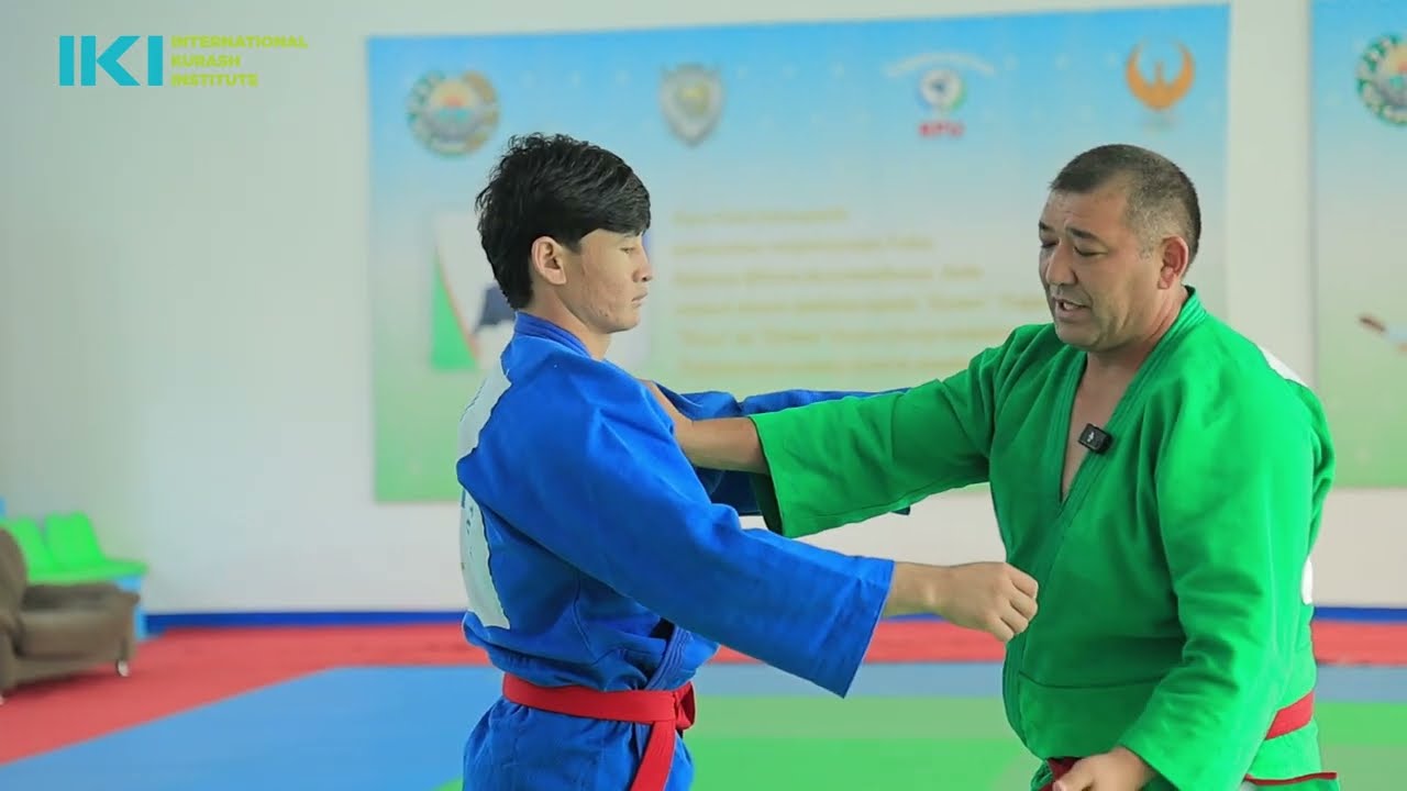 Kurash Usul Group 3 - Cheel, Technique 18 - Yelka ildirma