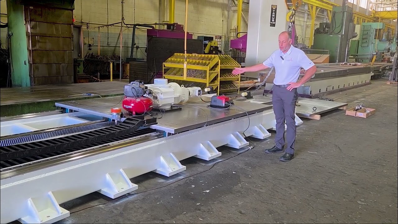 6 meter linear transfer unit for Aerospace manufacturing