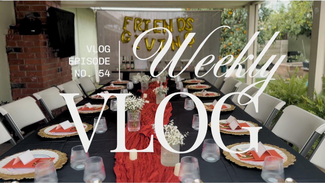 week in my life | jackie loves babies, friendsgiving, christmas things, touring the hilton, podcast