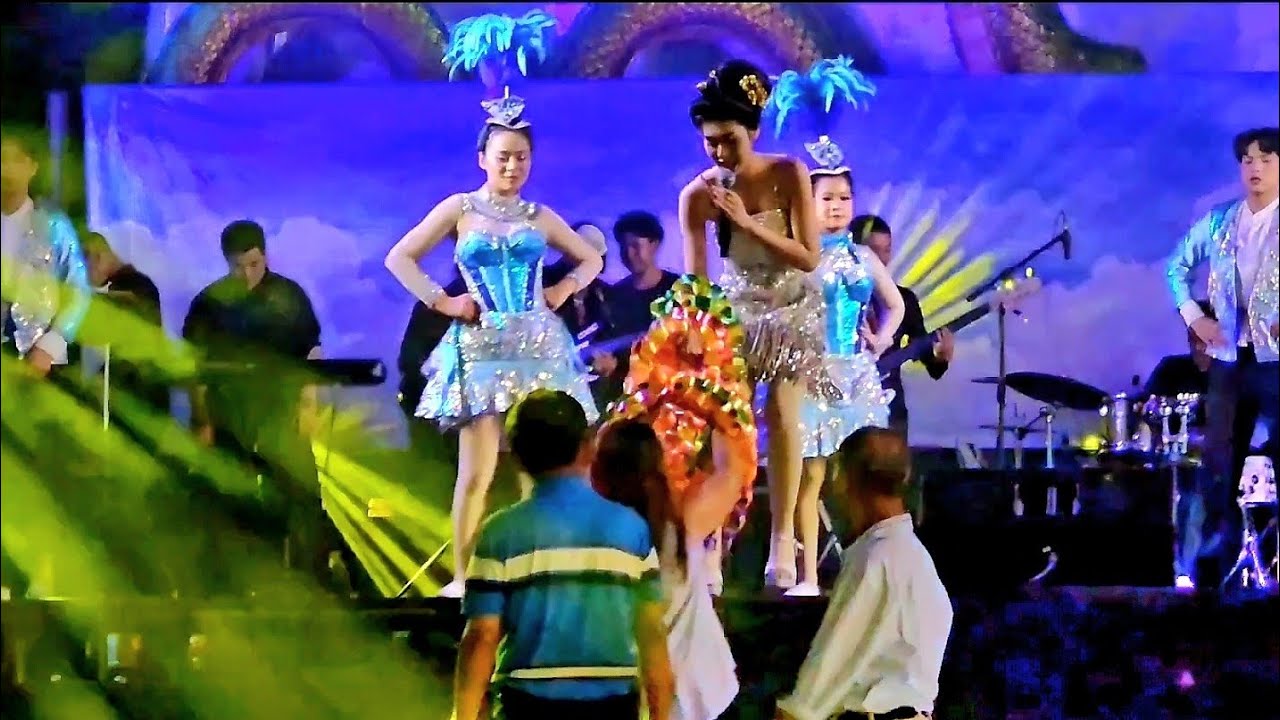 ยายแล่ม - ลูกทุ่งร่มแดง โรงเรียนสันกำแพง ฉลองพระวิหารพระแก้วหยก วัดเด่นสะหลีศรีเมืองแกน 20 ก.พ. 69
