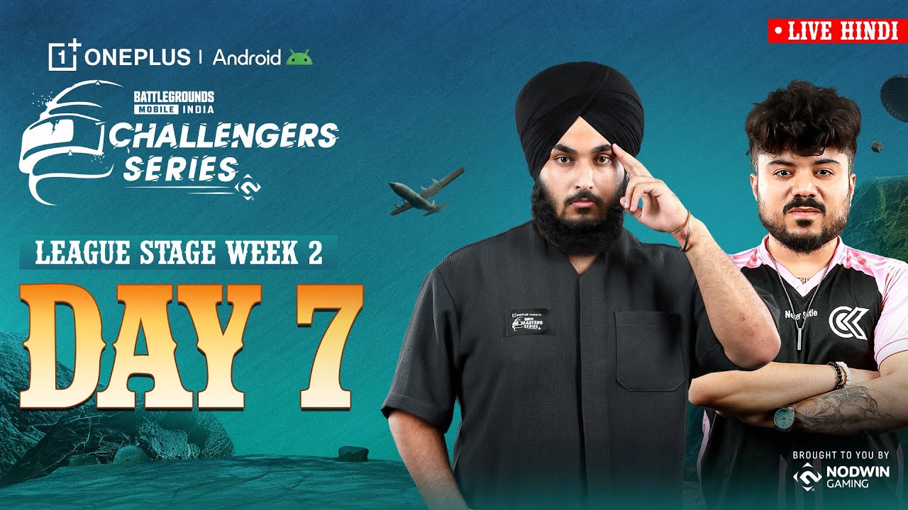 [HINDI] 2025 OnePlus Android BGCS | League Week 2 - Day 7