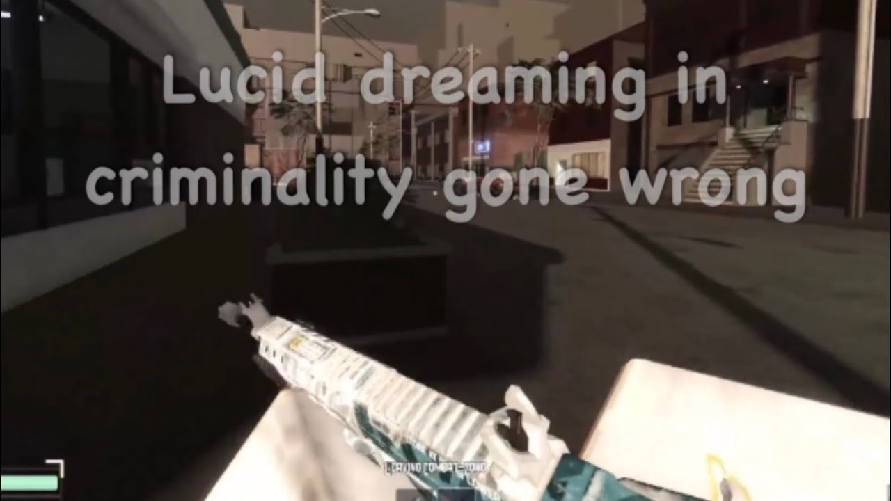 Soo… I tried lucid dreaming in criminality, heres what I saw that night. 