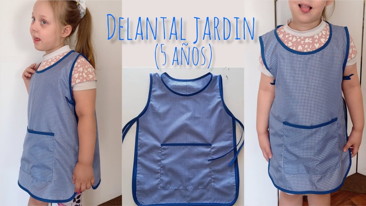 Delantal pechera jardín (5 años )