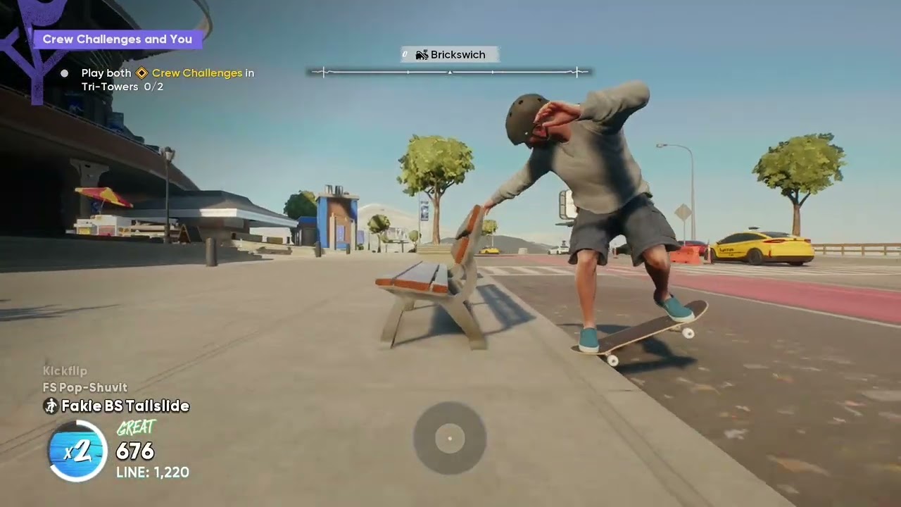 Playing skate