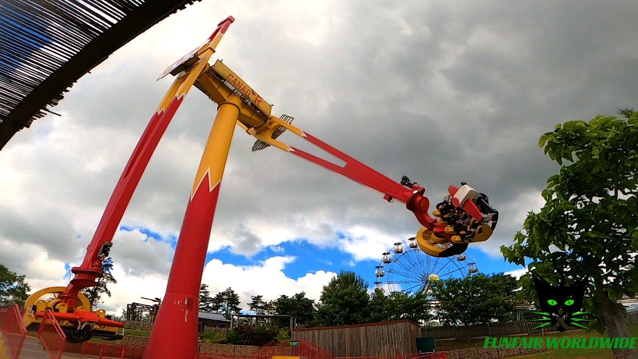 CANAD'R: The MOST INSANE Fairground Ride at Parc des Combes! 🇫🇷 🎢