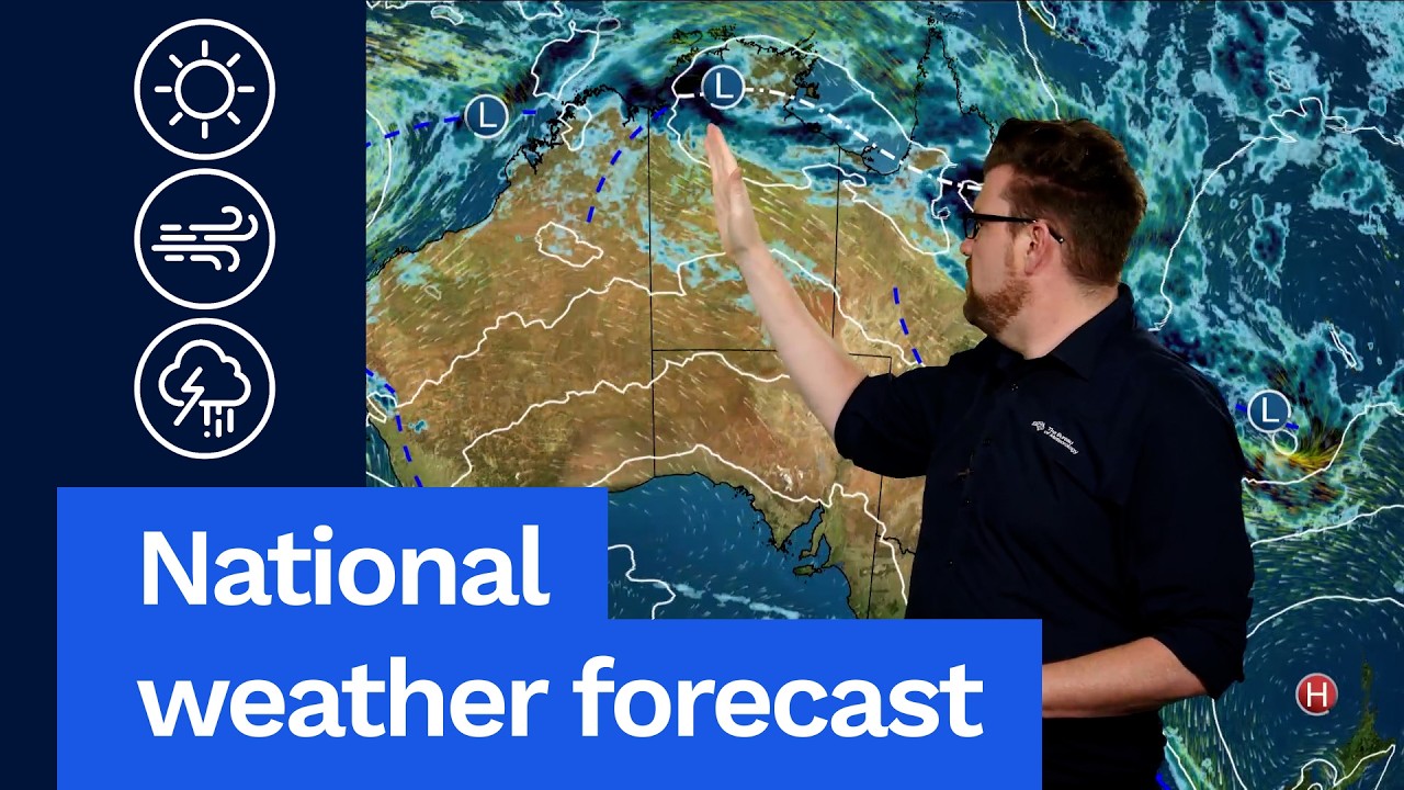 National Weather Forecast: Rain and storms across the north, fine elsewhere