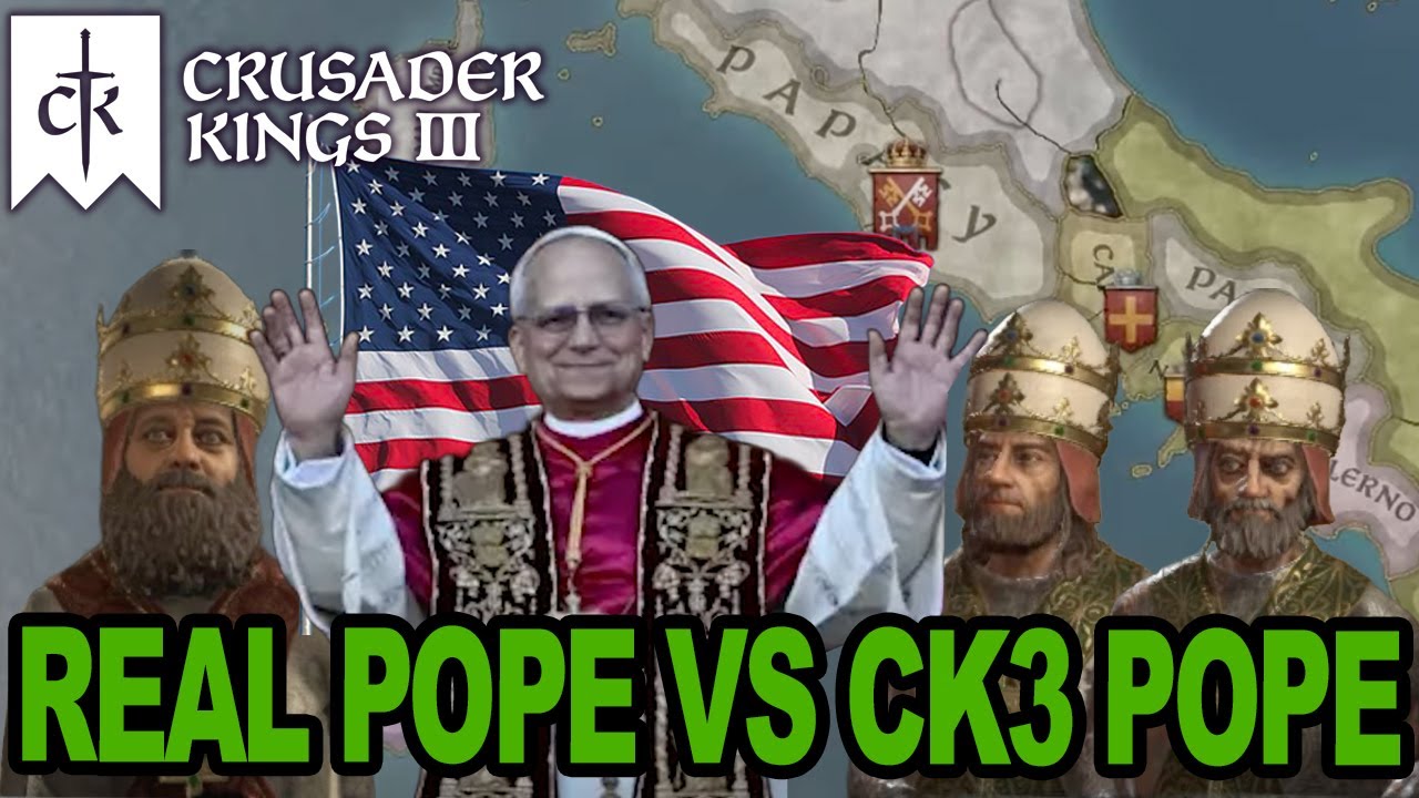 History of the Papacy in Crusader Kings and in Real Life