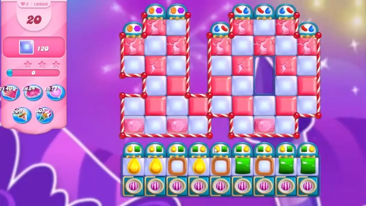 Candy Crush Saga Level 10000 NO BOOSTERS (fourth version)