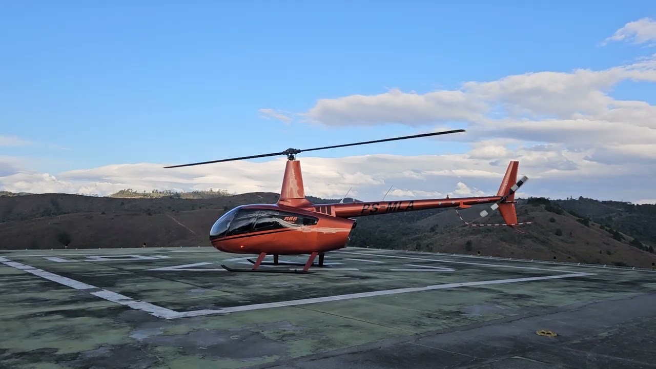 STARTUP &TAKEOFF -- ROBINSON R66 TURBINE -- PS-MLA