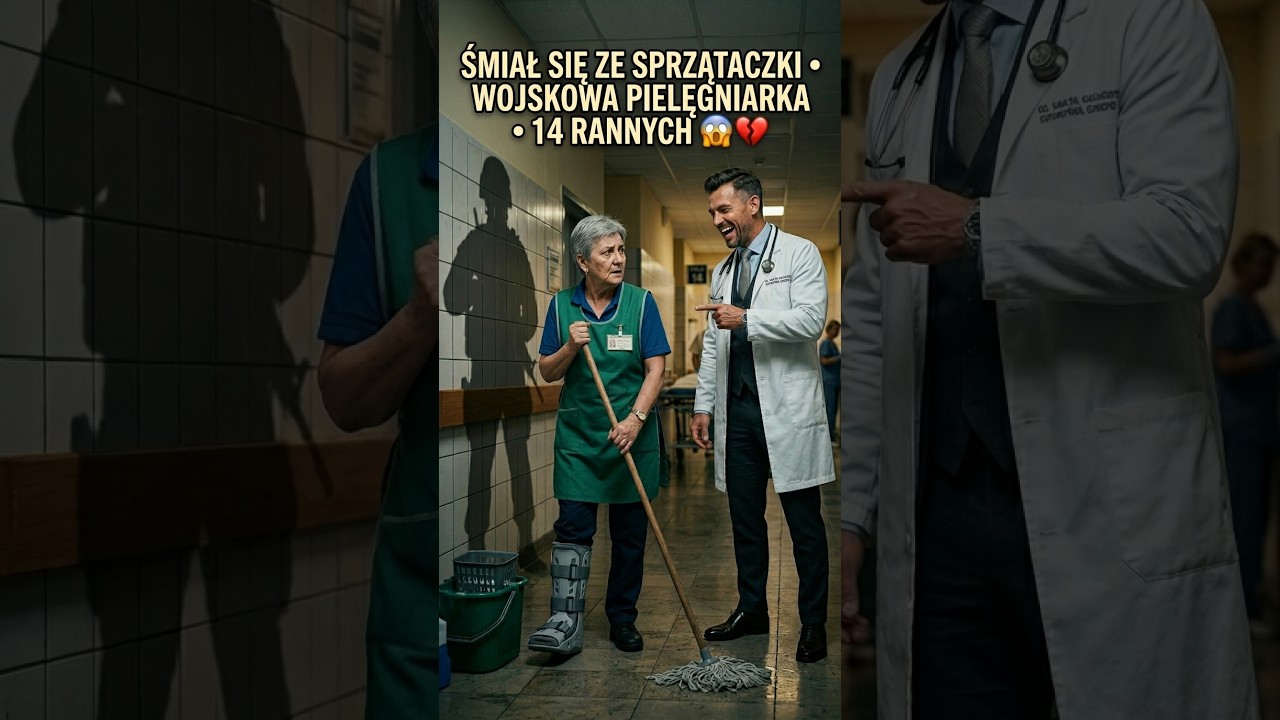 😱 Wyśmiał KULEJĄCĄ Sprzątaczkę W Szpitalu... Chirurg ZAMARŁ Gdy Zobaczył Jej AKTA 💔