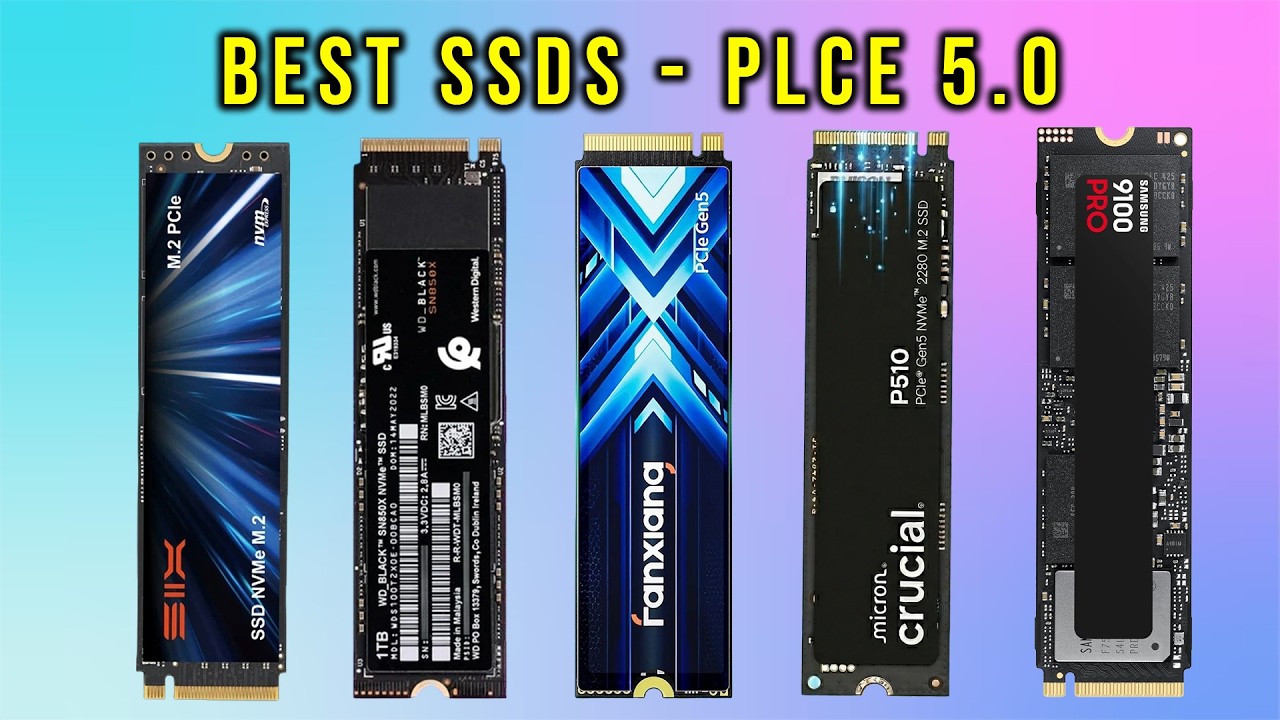 Top 5 Best SSDs 2026 &ndash; PCIe 5.0 NVMe Gen 5 Buyer&rsquo;s Guide | Fastest SSDs Tested