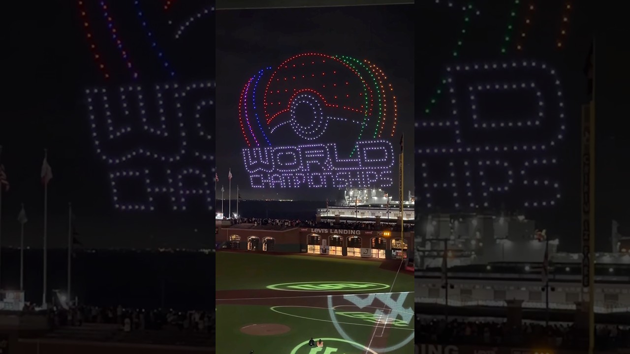 Pokemon Worlds 2026 DRONE SHOW At Oracle Park 😩🔥