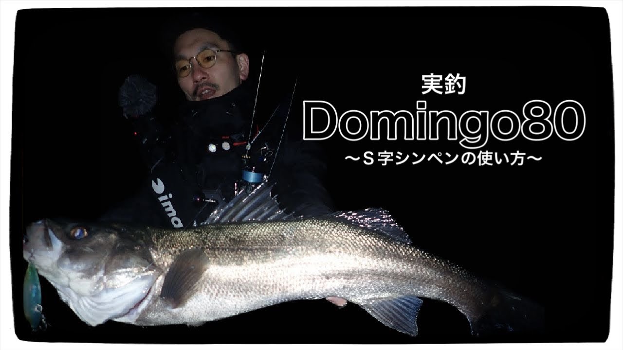 【実釣】Domingo80 ~S字シンペンの使い方~