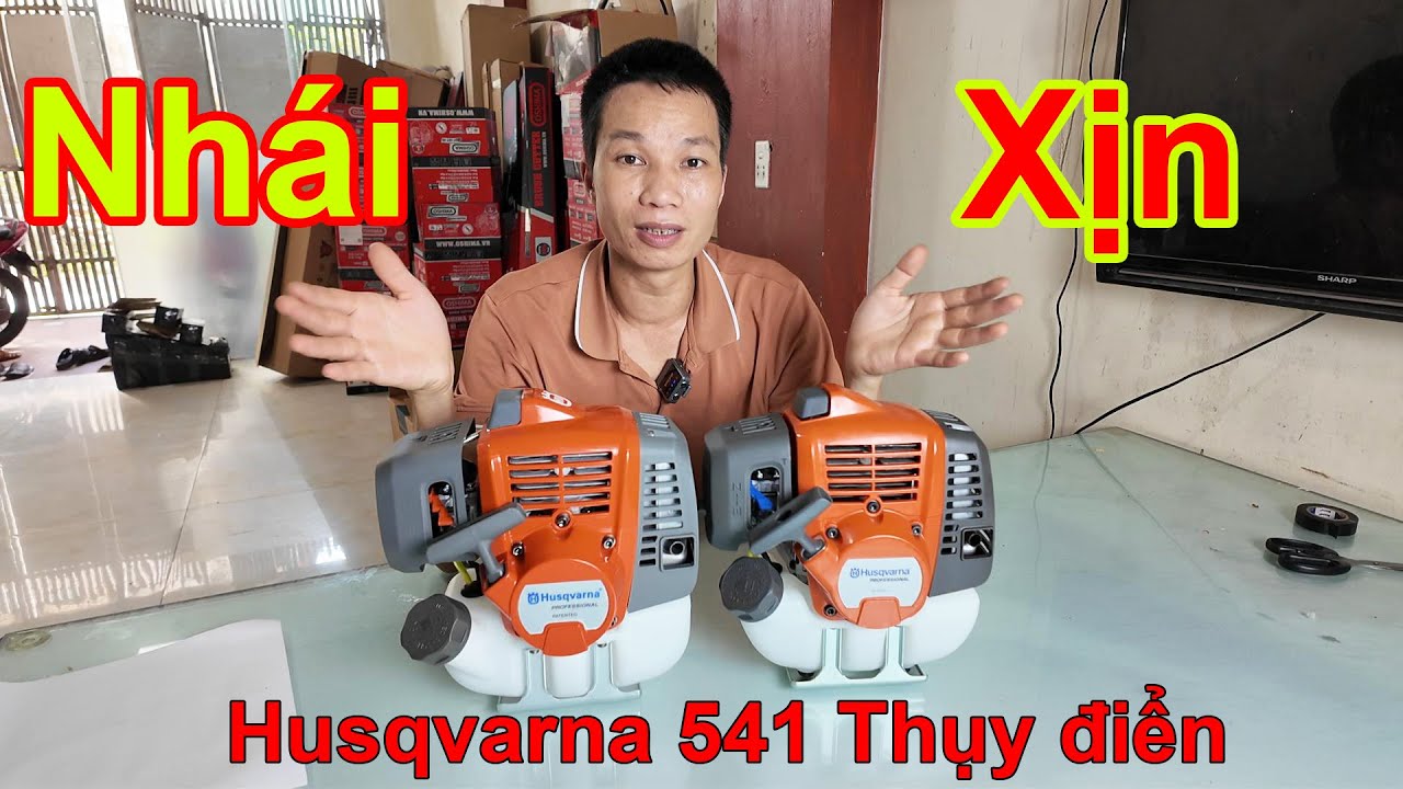 Nhận biết máy cắt cỏ 541 thụy điển chính hãng
