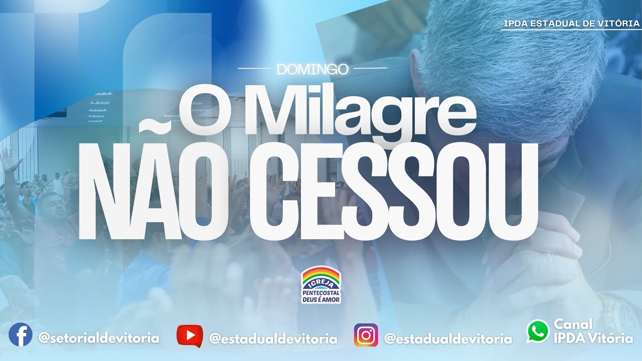 O MILAGRE NÃO CESSOU I CULTO DA MANHÃ I 02/11/2025