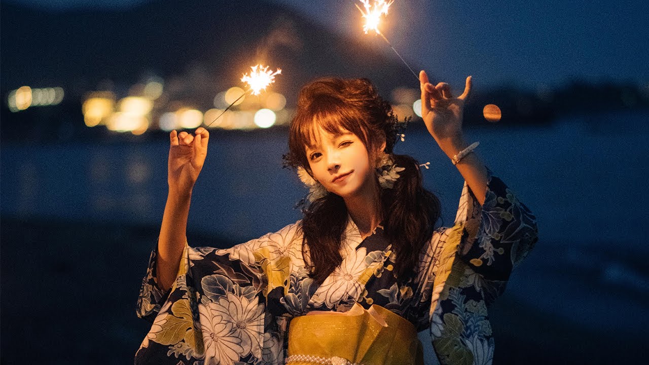 ❤安然︎❤穿浴衣观花火是一种怎样的体验？ ！和我来一场仲夏夜之梦吧！ | 安然&middot;花火之夏创作集锦