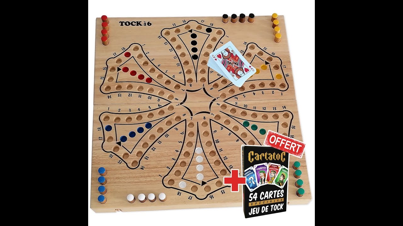 Règle du jeu de Tock à 6 joueurs