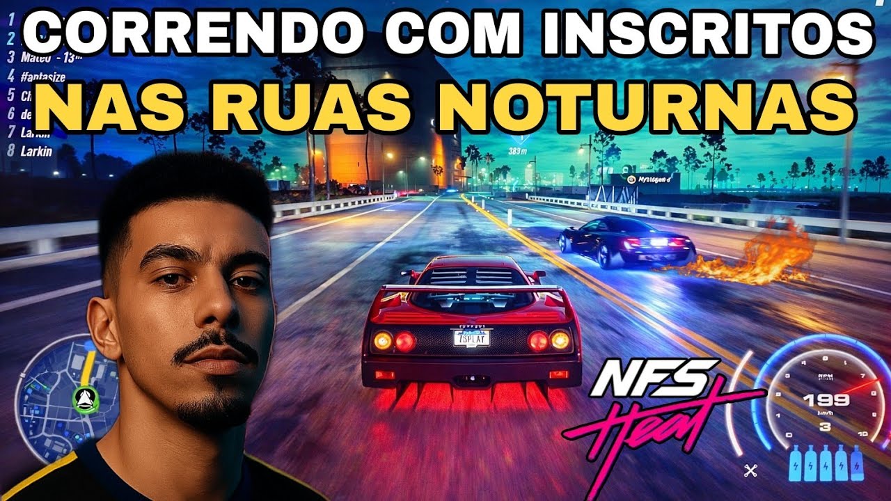 Need for Speed heat: online correndo com inscritos a noite!!!