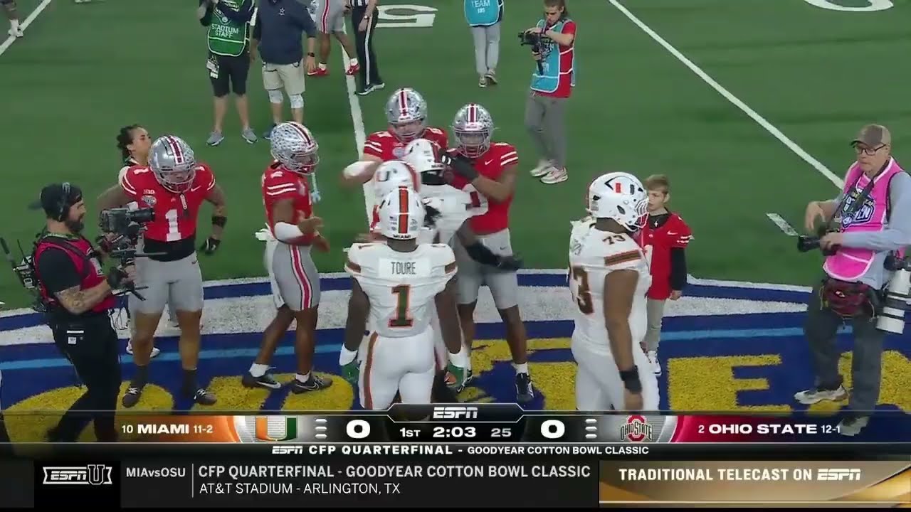 2025 CFP Quarterfinal | SKYCAST | Miami vs Ohio State | 12-31-2025 | College Football FULL GAME
