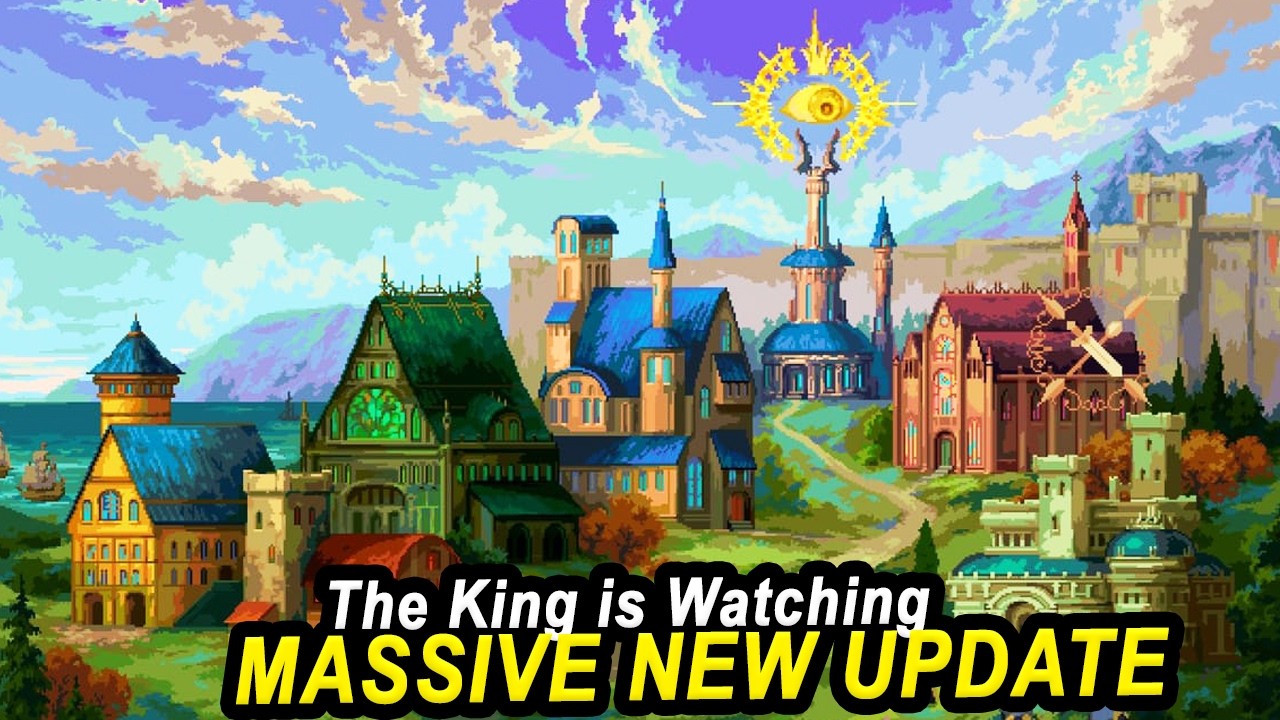 The King Is Watching - MASSIVE New Update | Citybuilder Roguelike Lets Play