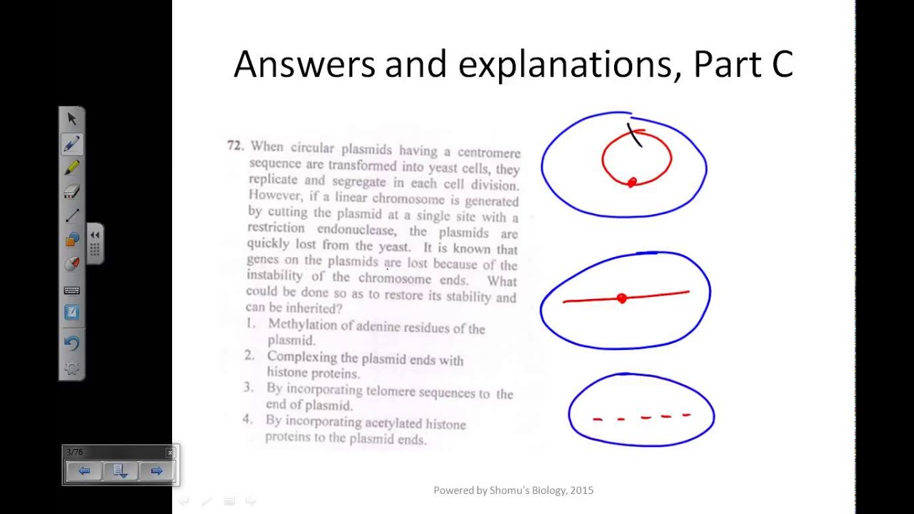 CSIR NET life sciences June 2015 question and answers explanation