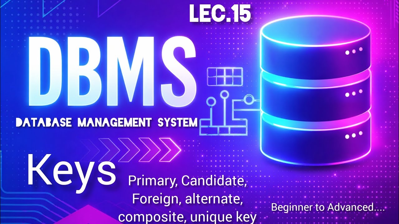 Keys in DBMS Explained in Hindi | Primary, Candidate, Foreign, alternate, composite, unique key|L-15