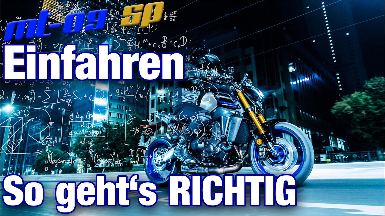Yamaha MT 09 SP Einfahren | Macht nicht diese Fehler!!!