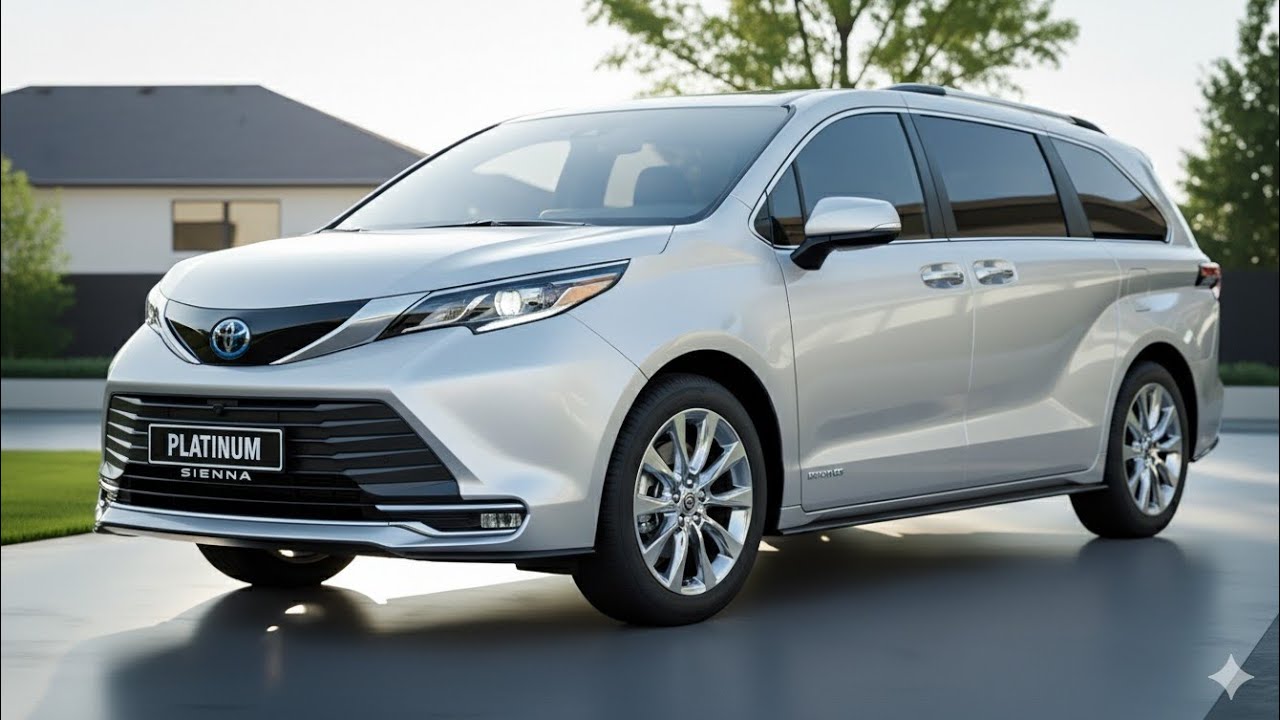 СРОЧНО НОВОСТИ: Toyota Sienna 2026 представлена — лучший гибридный минивэн года