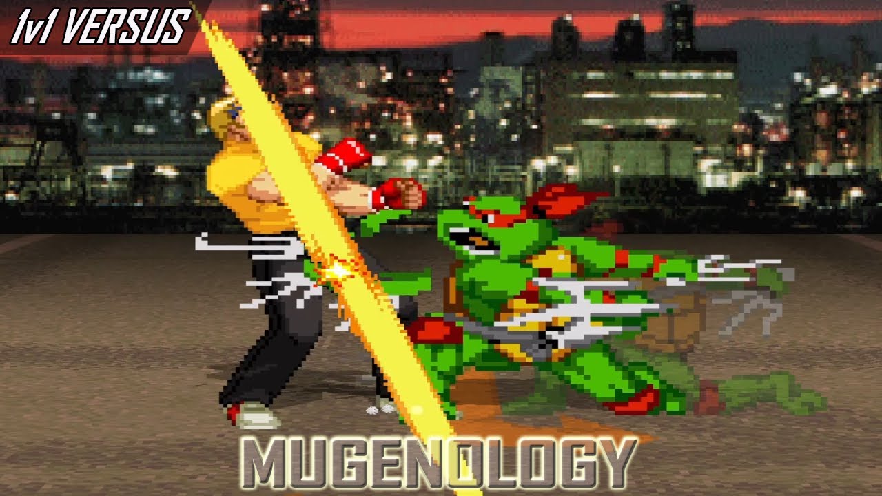 Axel Stone (CvS/POTS) vs Raphael [Dcat Power] - Streets of Rage vs TMNT - MUGEN