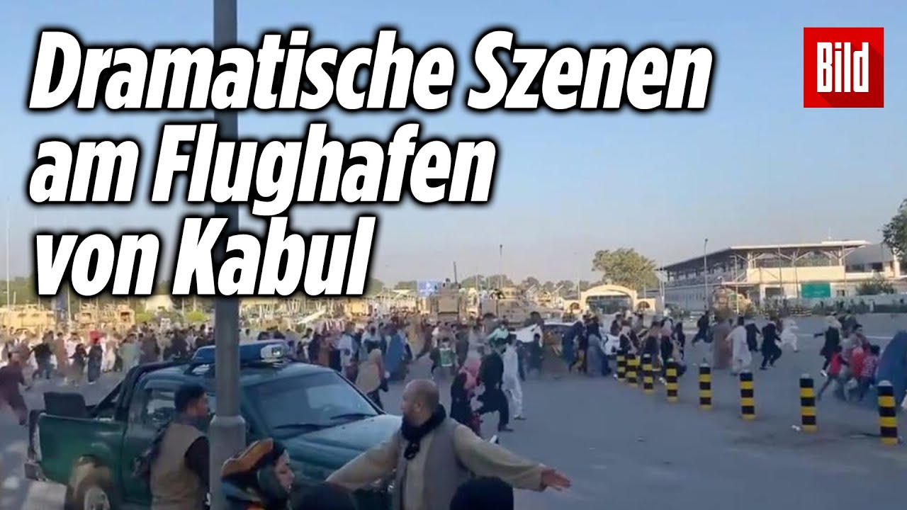 Taliban-Hölle Afghanistan: Schüsse am Flughafen von Kabul