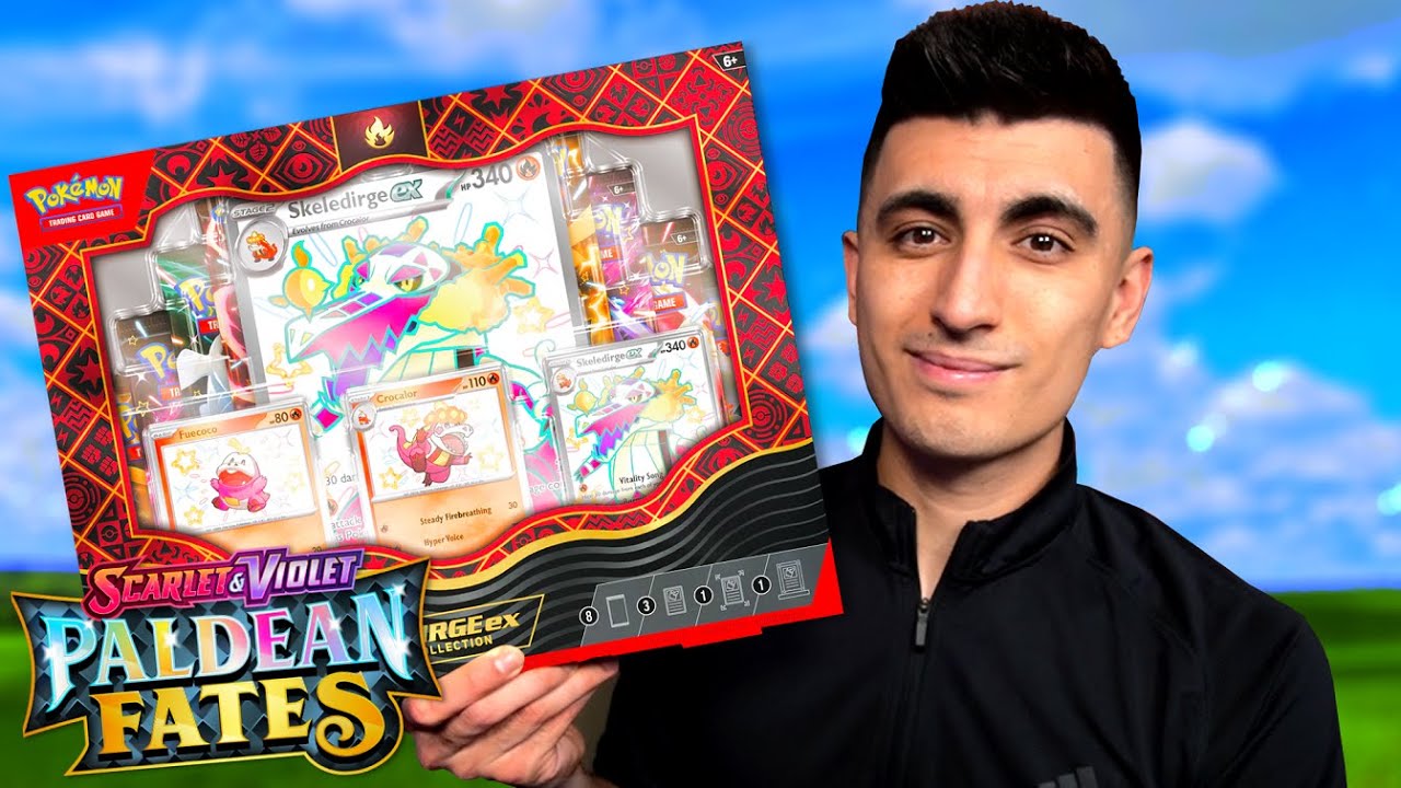 Skeledirge ex Paldean Fates Premium Collection Box Opening!