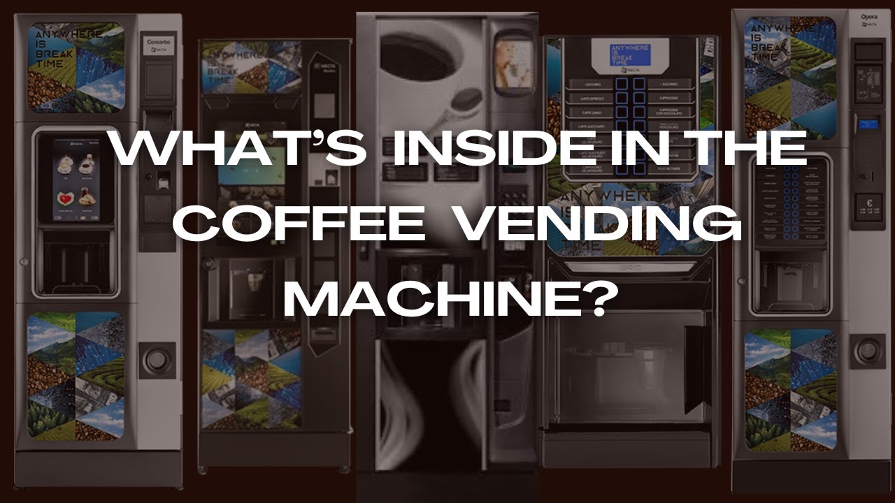 What is inside in the coffee vending machine?